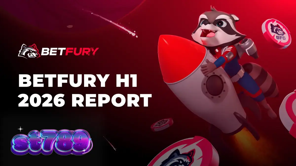 Tampilan antarmuka platform permainan kripto BetFury yang modern